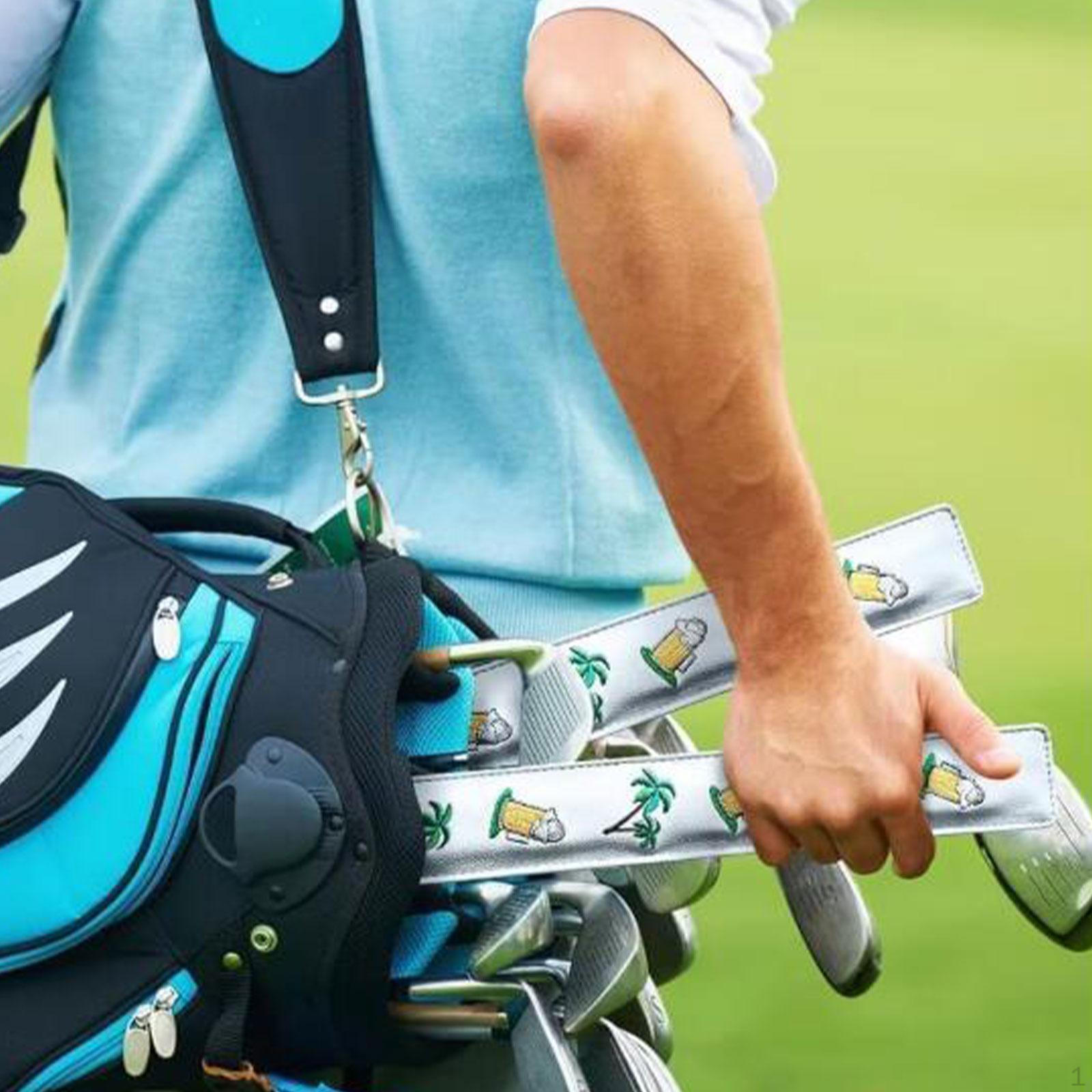 

Cover for Golf Alignment Rods, PU Training Rod Protector, Indicator Holder белый