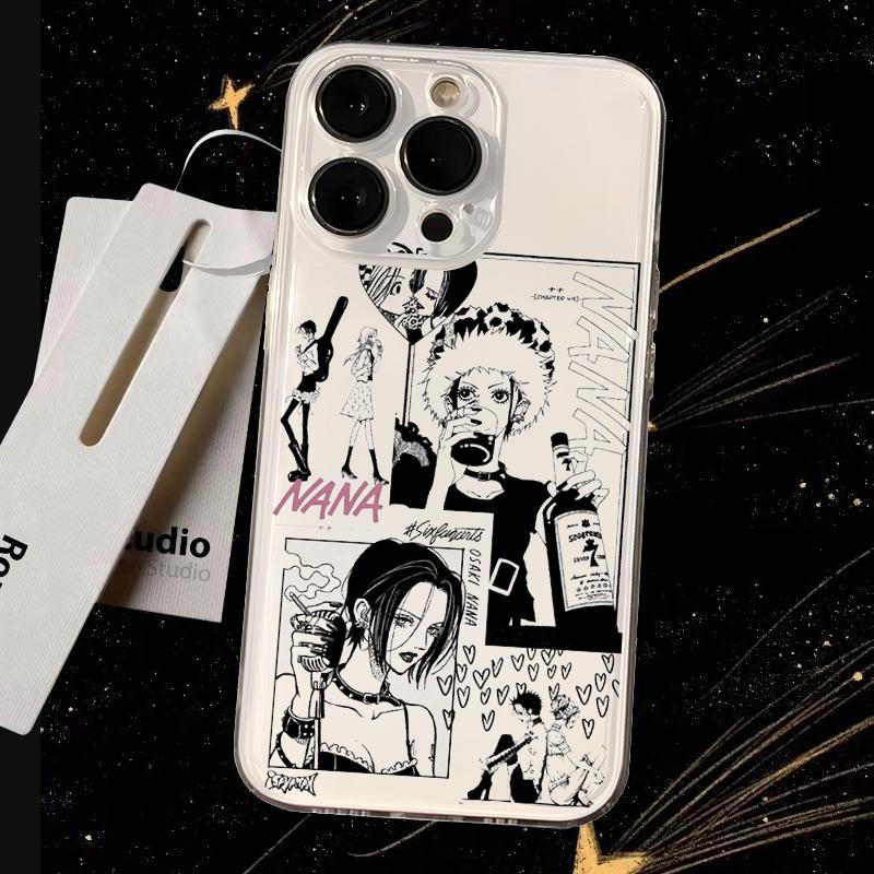 

Japan Anime Nana Oosaki Phone Case For iPhone 17 16 15 11 12 14 13 Pro Max Mini X XS XR 7 Plus 17E Air Shockproof Cover Fundas iPhone 16 Plus