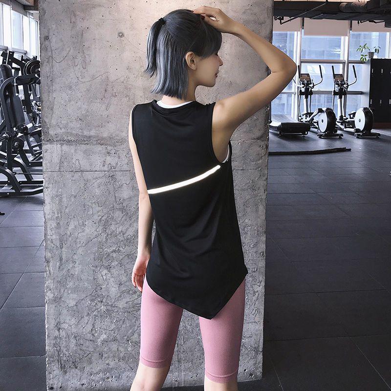 Damen Atmungsaktives Schnelltrocknendes Yoga Sport T-Shirt