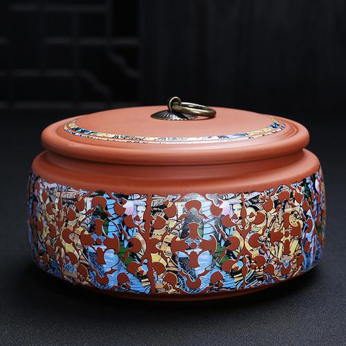 Modern Ceramic Storage Jar Pie Porcelain Sealed Jar Candy Coffee Box Moisture-Proof Porcelain Storage Tank with Lid Home Decor