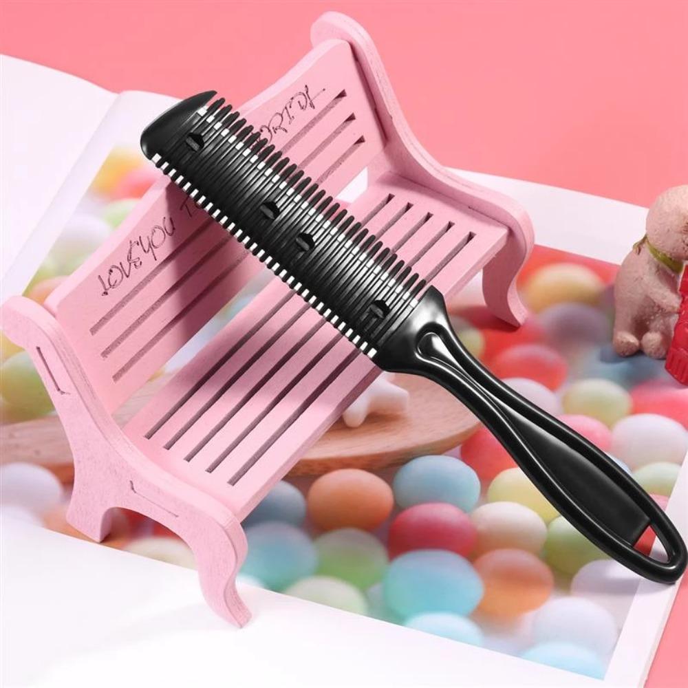 Styler Scissors Tool Thinner Hair Razor Trimmer Comb Double Cutting