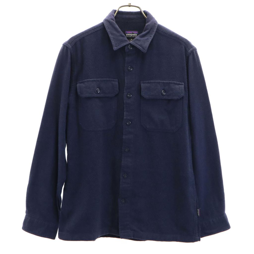 Patagonia Long Sleeve Flannel Shirt XS Navy Outdoor STY53947FA18 Men's Used