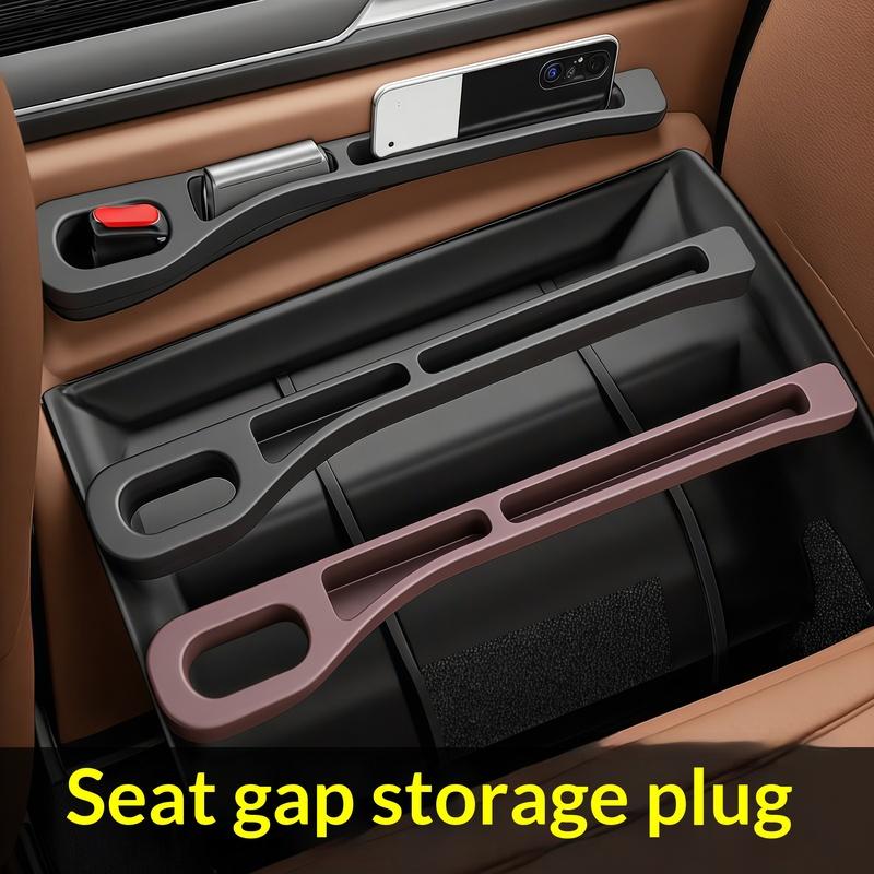 1 par universal assento de carro lacuna plug tira costura lateral carro lacuna enchimento à prova de vazamento assento lacuna armazenamento organizador decoração interior