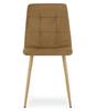 KARA Chair - Brown Velvet / Wood Color Legs X 1