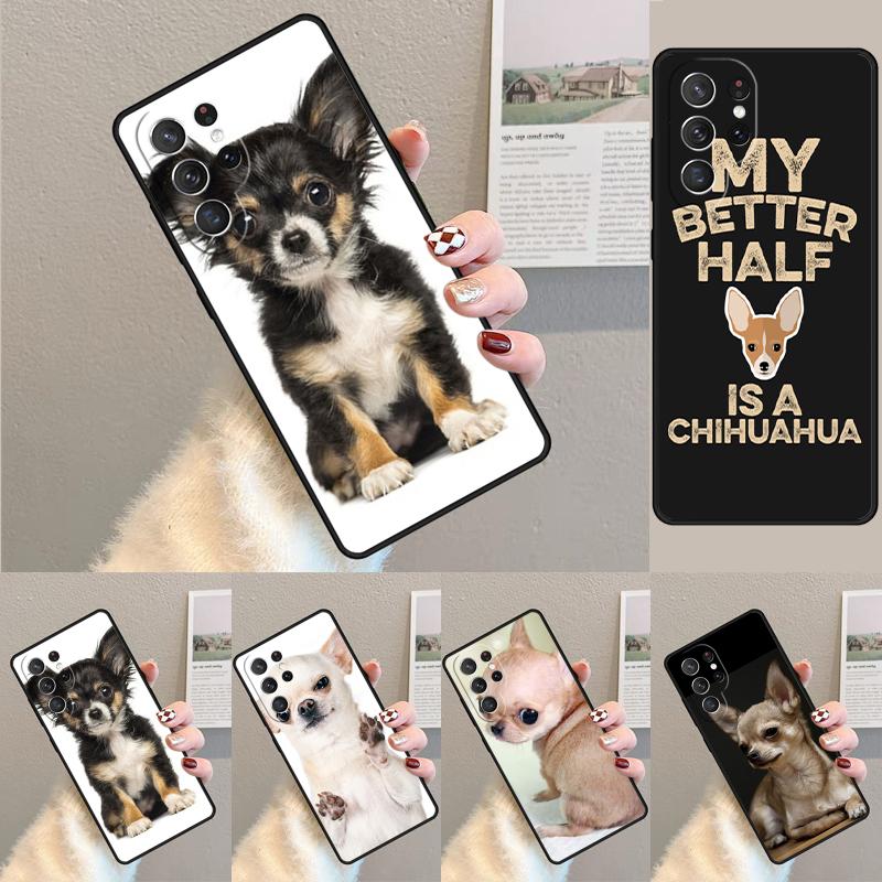 Animal chihuahua Phone Case for Samsung Galaxy note 10 pro S26 Ultra S23 S24 FE S25 S21 S22 PLUS shockproof Cove