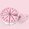 10 PCS Boîte Cadeau Triangulaire Écologique en Papier en Forme de Gâteau DIY Dessin Animé Boîte Cadeau Anniversaire Combinaison Boîte à Bonbons Baby Shower