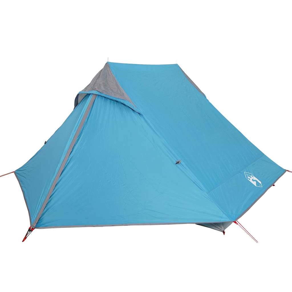 2 Person Camping Tent Blue Waterproof
