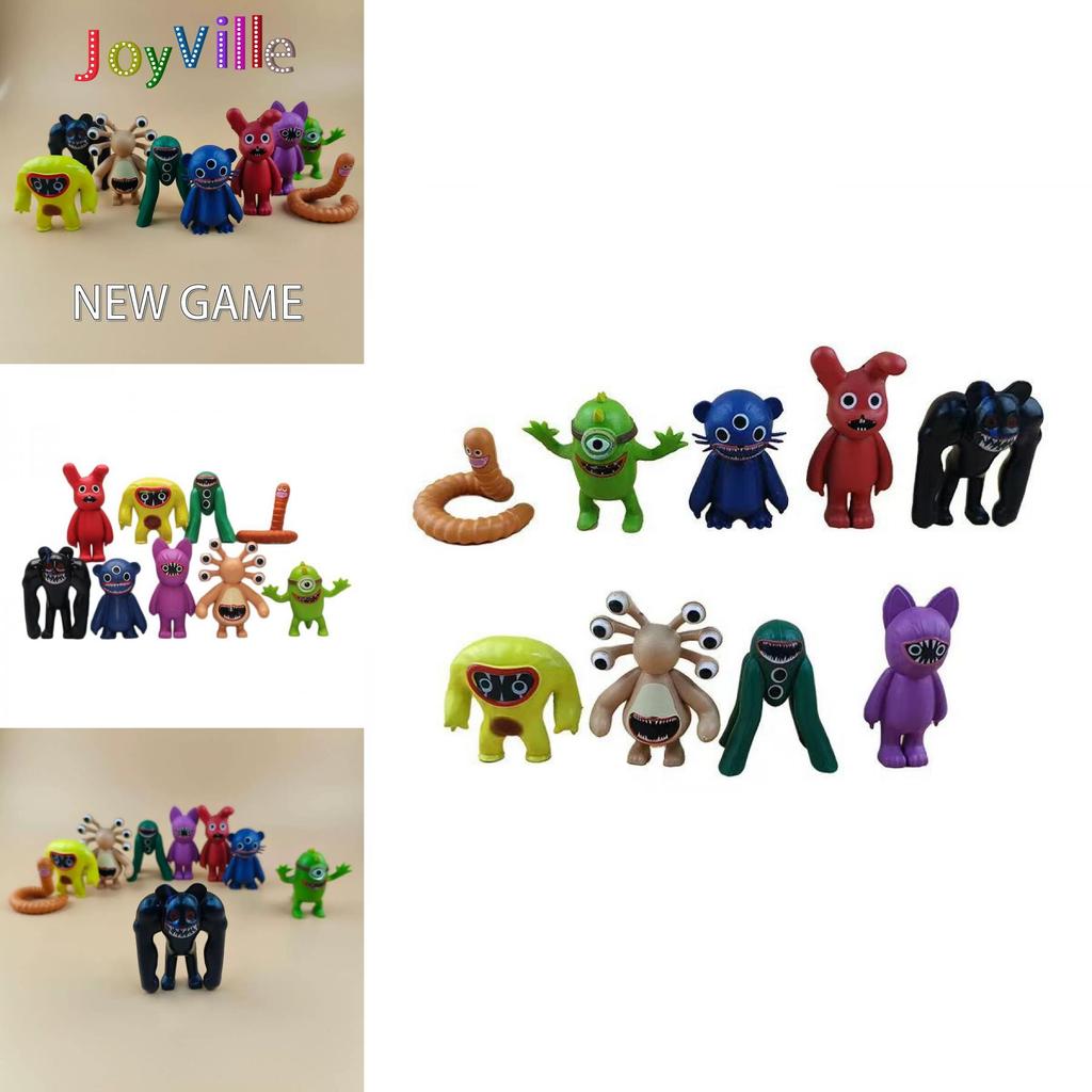 Delightful Pvc Monster Figurines Set Featuring Nine Unique Scary Characters Perfect For Collectors