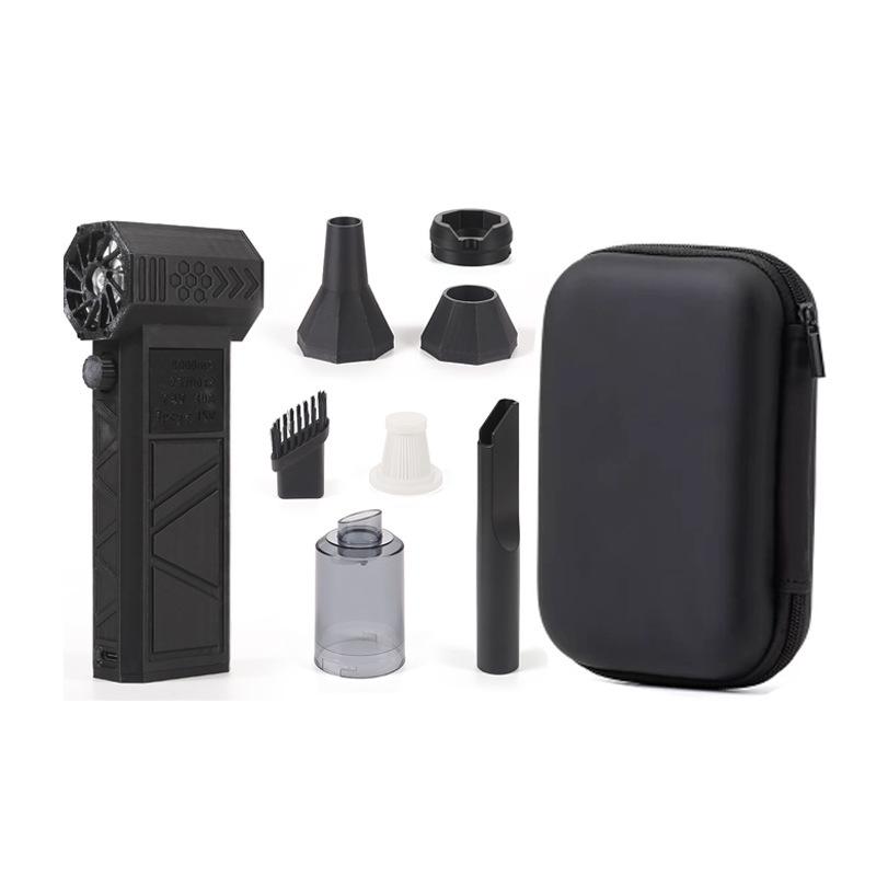 

Ручной высокоскоростной турбинный вентилятор 140 000 об/мин для всасывания и выдувания - Портативный для удаления пыли с автомобиля и использования в кемпинге. 140,000 RPM