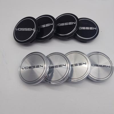4pcs/set 53mm 48mm(ID) Car Wheel Center Hub Caps For Vossen Emblem Auto Wheel Rim Center Hub Cap Rims Cover Styling Accessories