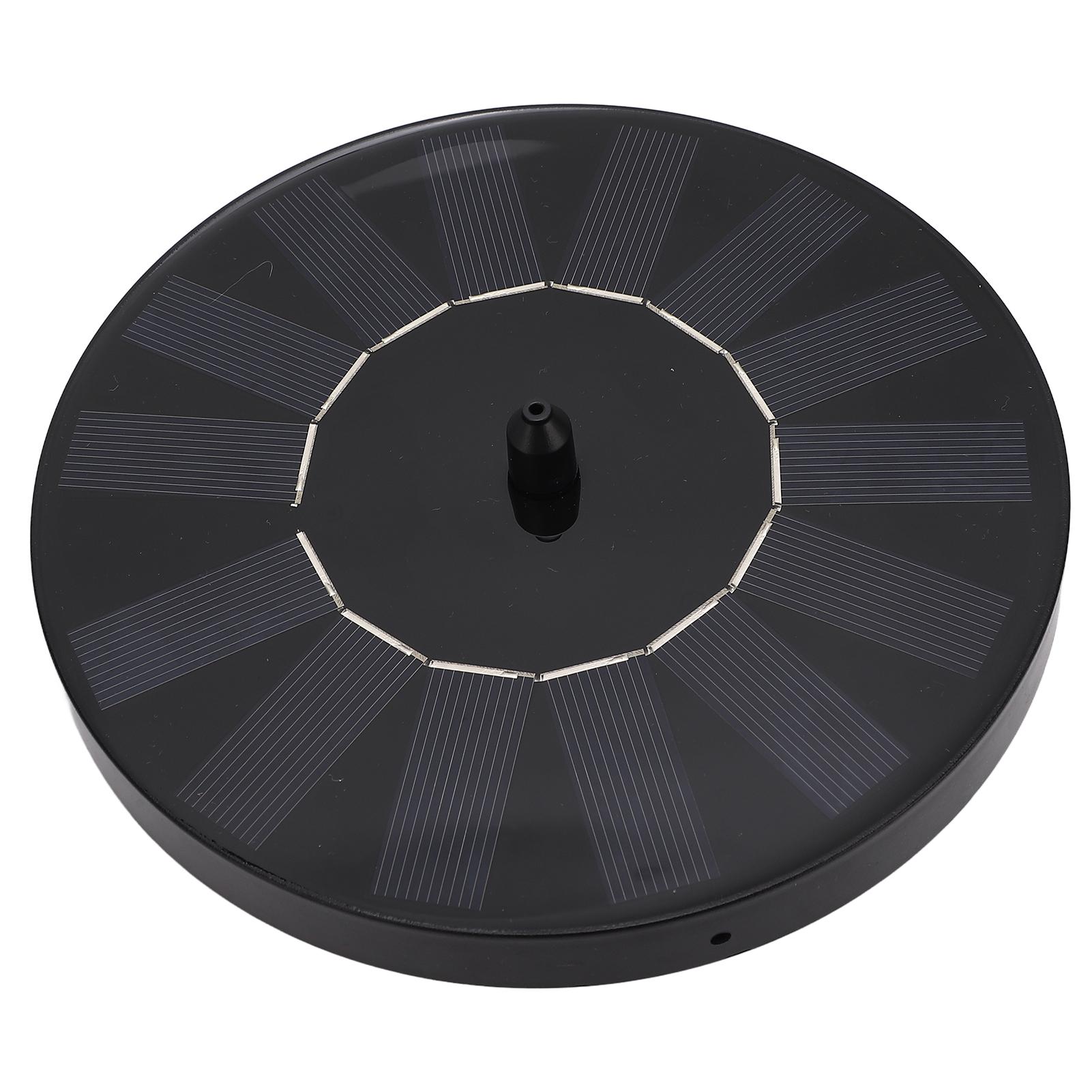 

7 В 1,5 Вт солнечный фонтанный насос с 6 насадками насос для распыления воды для садового бассейна аквариума