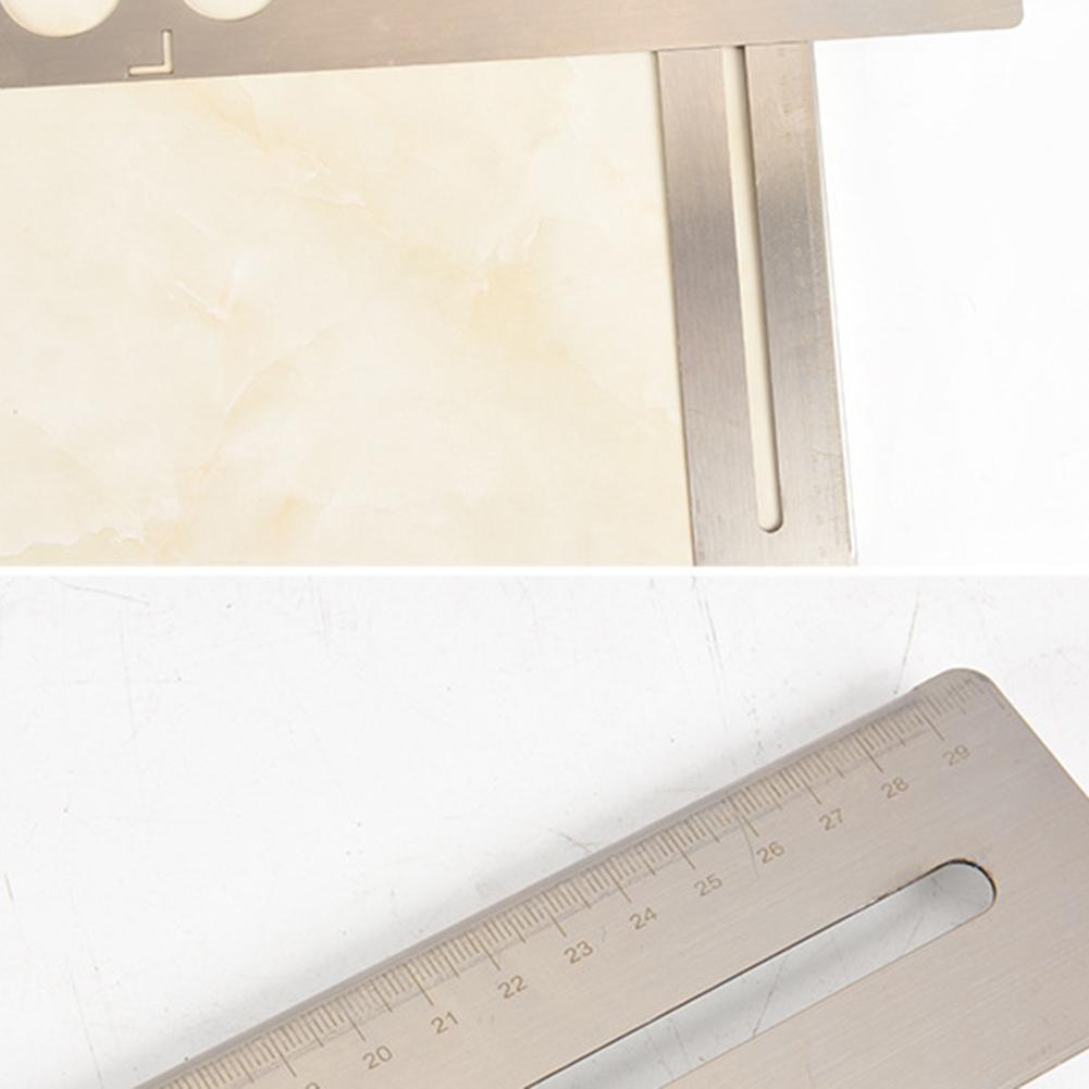 Hole Opener Locator 360 Degree Drill Guide Punch Locator Stainless Steel Precise Positioning for Tile Marble Glass Ceramic Floor