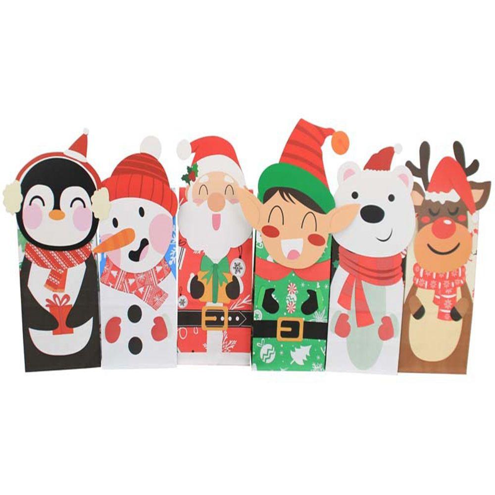 Santa Claus Party Decoration Christmas Ornament Gift Bags Christmas Decorations Food Packing Bags