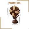 3 Pieces Wood Coaster Table Protection Creative Pot Holder Nonslip Mat Insulation