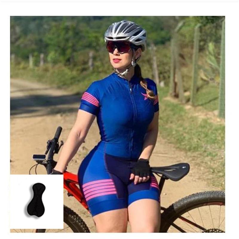 Vlastný priedušný profesionálny cyklistický trisuit Outdoorové športové oblečenie Triatlonová kombinéza Závodný oblek Pro tím Dámsky cyklistický oblek