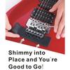 For Faster String Replacements Guitar Floating Tremolo Bridge Shim-Raise Bridge