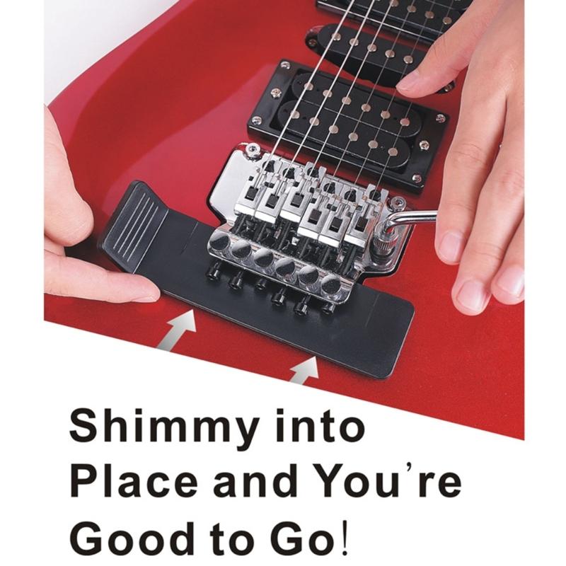 For Faster String Replacements Guitar Floating Tremolo Bridge Shim-Raise Bridge