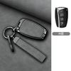 Zinc Alloy Leather Car Key Fob Case For Hyundai Grand Santa Fe 3 Dm Ix45 Ix35 Genesis Dh Grandeur Azera Hg Equus Key Fob Case