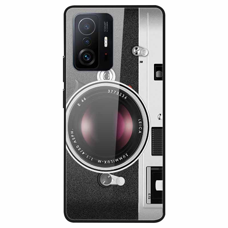 Tempered Glass Case For Xiaomi 11T Cover 6.67 Cool Bumper Hard glass Case For Xiaomi 11T Pro Case Mi 11T Pro Mi11T Capa Shells