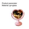 Kosmetické zrcátko Funkční Odolný Typ psacího stolu Starožitný Vintage Zrcadlo na make-up v evropském stylu Desktop Makeup Mirror for Makeup