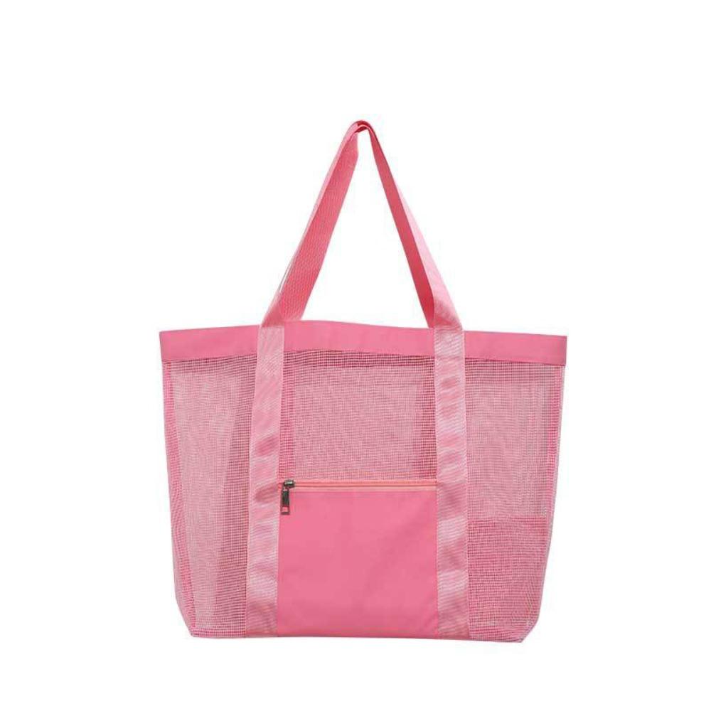 Storage Bag Beach Tote Bag PVC Travel Shoulder Bag Portable Transparent Mesh Bag  Washing