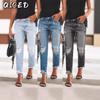 Women's Fashion Casual Solid Color Print Pants & Capris