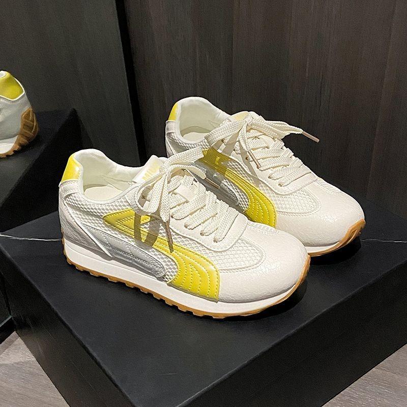 

High-top Shoes - New Style, Breathable, Casual Shoes, Sports Platform Shoes 40 жовтий
