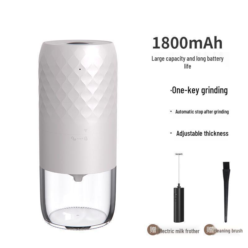 Portable Electric & Manual Coffee Bean Grinder - Compact Household Hand-Cranked & Automatic Grinding Machine