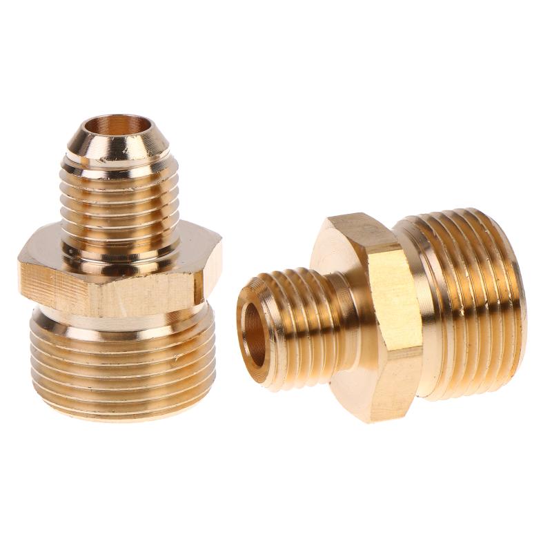 2Pcs Pressure Washer Adapter M22 X 1.5 Male Thread To G1/4 Inch Male Connector Brass Coupling Reducer Hose Connector Adapter For