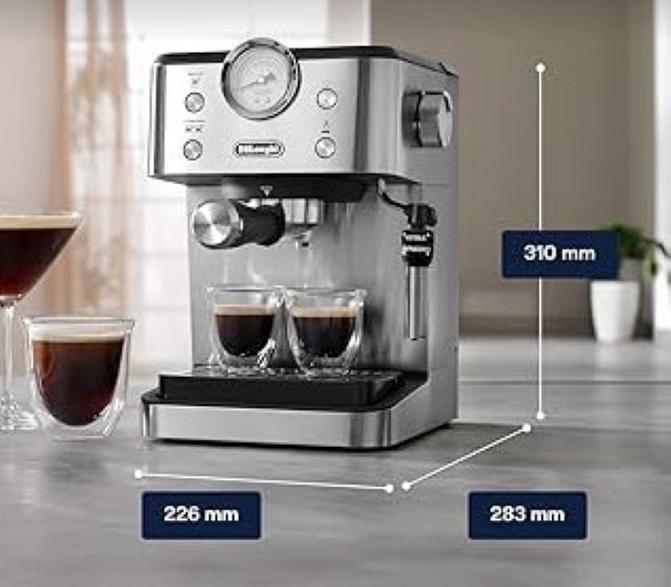 De longhi em450.m silver espresso machine