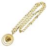 Used VERSACE Medusa GP Chain Long Necklace Gold