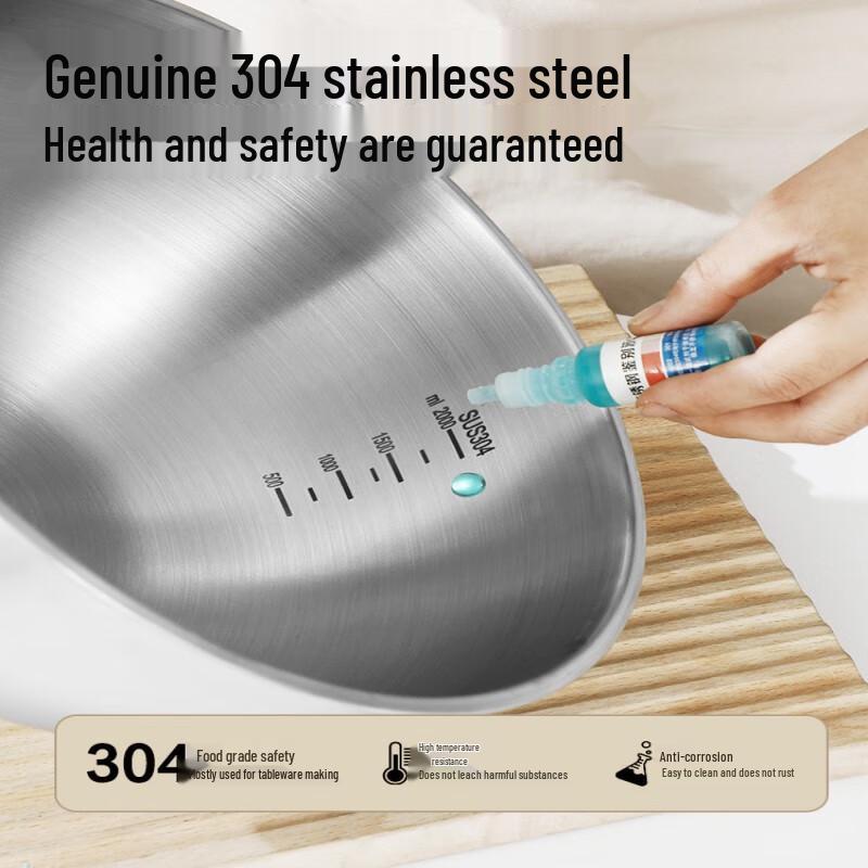 Vangoh Food Grade 304 Stainless Steel Mixing Bowl