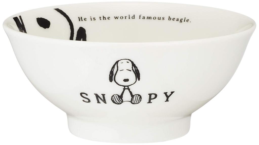 Snoopy Joy Rice Diameter 606130 "Peanuts" Bowl, 10.5cm, White,