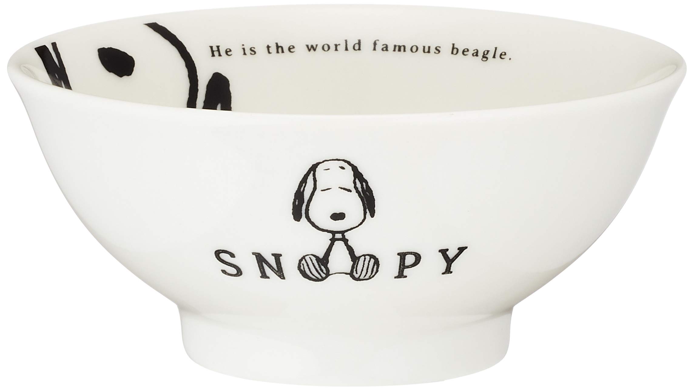 

Snoopy Joy Rice Діаметр Білий 606130 Peanuts Миска, 10.5см, білий