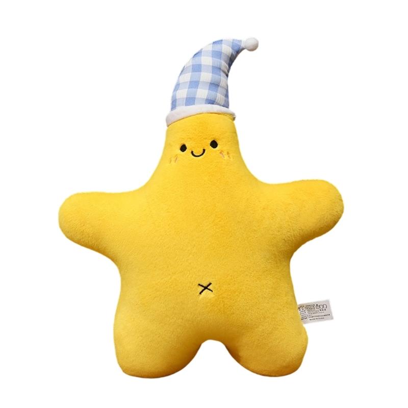 

Soft Supportive Starfishes Cushion Relieves Body Fatigue Office Study Use Craft From PP Cotton Ensuring Durability жёлтый