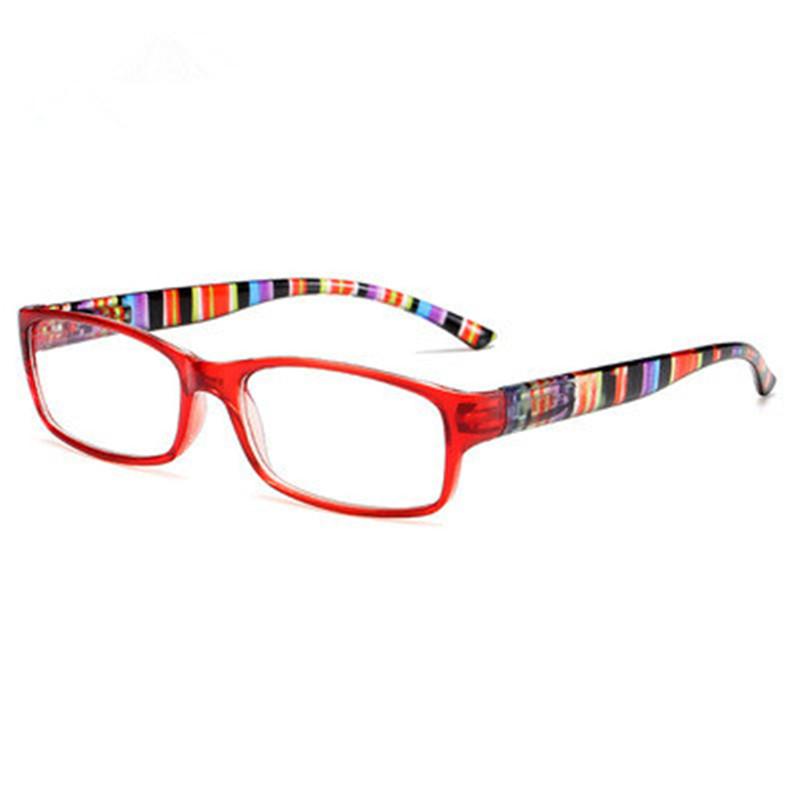 

2021 New Men and Women Retro Color Reading Glasses Anti-blue Reading Reading Glasses Printing High Quality Designer Colorful +100 красный
