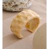 Eetit 55mm Beige Resin Acrylic Wide Cuff Statement Bracelet Bangle for Women Waterproof Trendy Fashion Jewelry Wholesale Gift