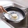 Long Handle Pan Pot Brush Sink Dish Bowl Washing Cleaning Brush Multifunctional Practical Stain Removal Kitchen Cleaning Tools