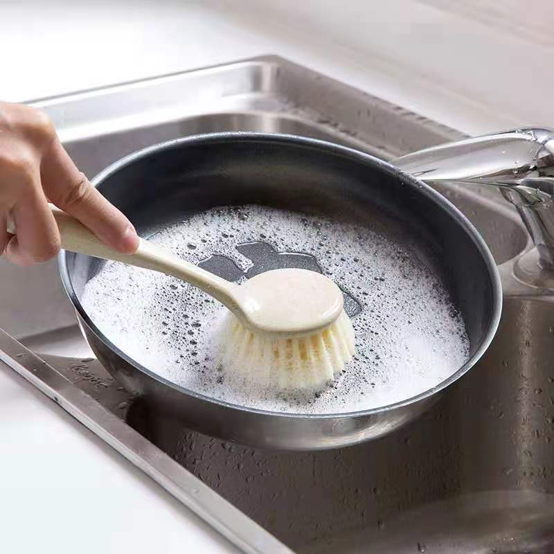 Long Handle Pan Pot Brush Sink Dish Bowl Washing Cleaning Brush Multifunctional Practical Stain Removal Kitchen Cleaning Tools