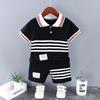 Toddler Boys' Summer Polo Shirt & Shorts Set: Infant Children's Outfit