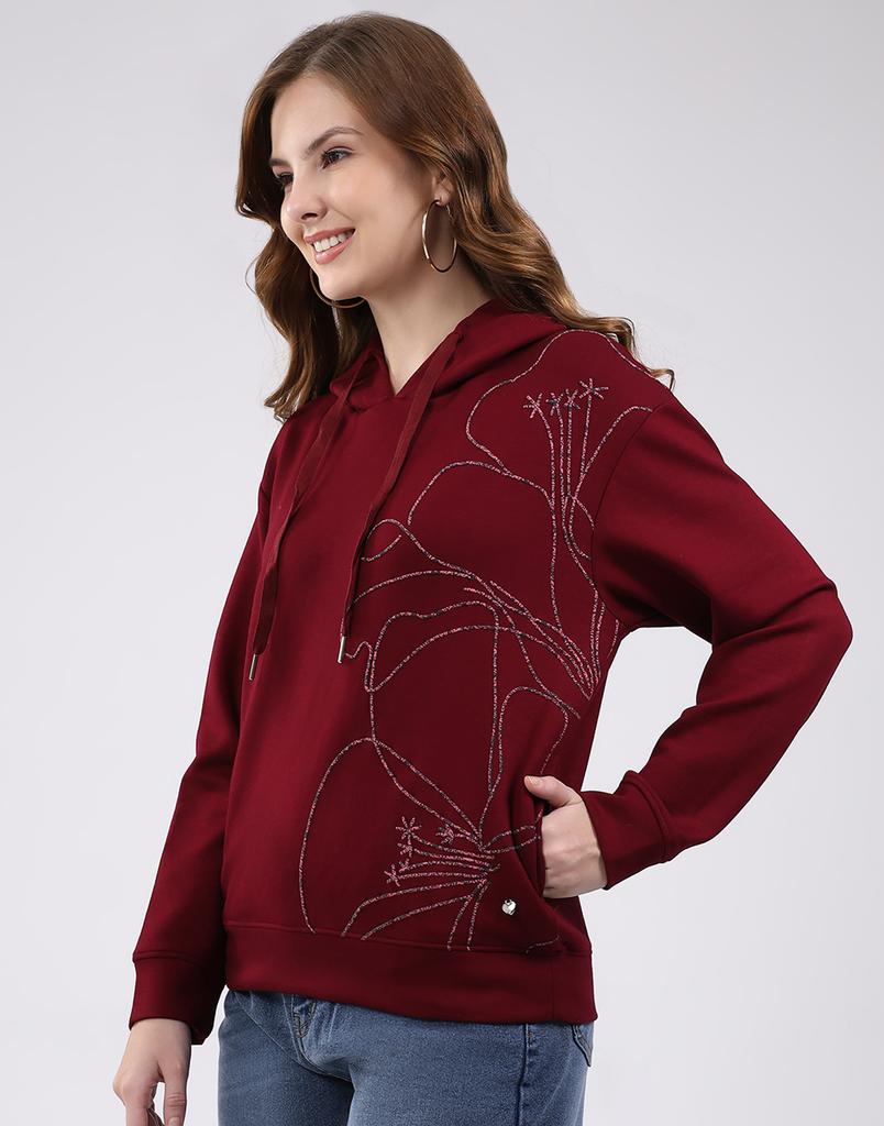 Monte Carlo Women's Hooded Neck Full Sleeve Top