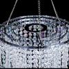 Sparkling Iridescent Beaded Chandeliers 8.6 inches Diameter for Wedding Centerpiece Living Room Bedroom Event Party