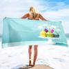Pizza Print Beach Towel Hamburger Extra Large Pool Towel Adults Soft Cute Cartoon Food Patterns Absorbent Fluffy Beach Towels