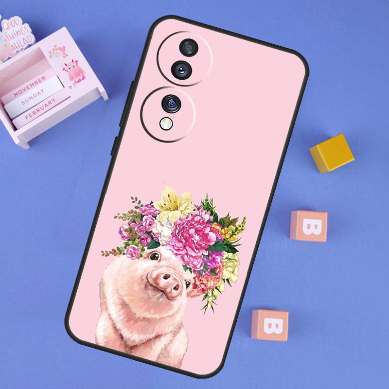 

милый поросенок Чехол Для Honor 400 Pro 200 70 90 Lite X9a X9b X9c X9d X8b X8c Win RT Magic 8 5 6 7 Pro Обложка Honor X9c