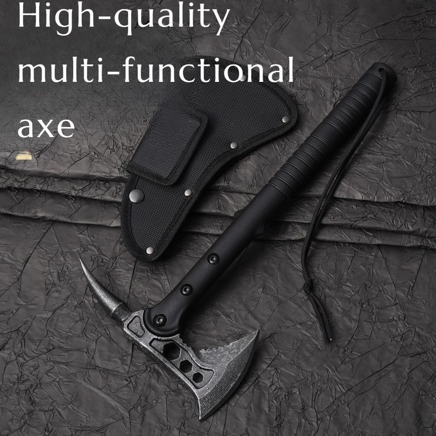 Multi-functional T actical Axe Mountain-splitting Axe Outdoor Self-defense and Survival Equipment Wood-splitting Engineer Axe