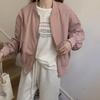 Women's Japanese-Style Loose Short Jacket with Design Sense Spring and Autumn Baseball Jacket Bomber Jacket Utility Outerwear