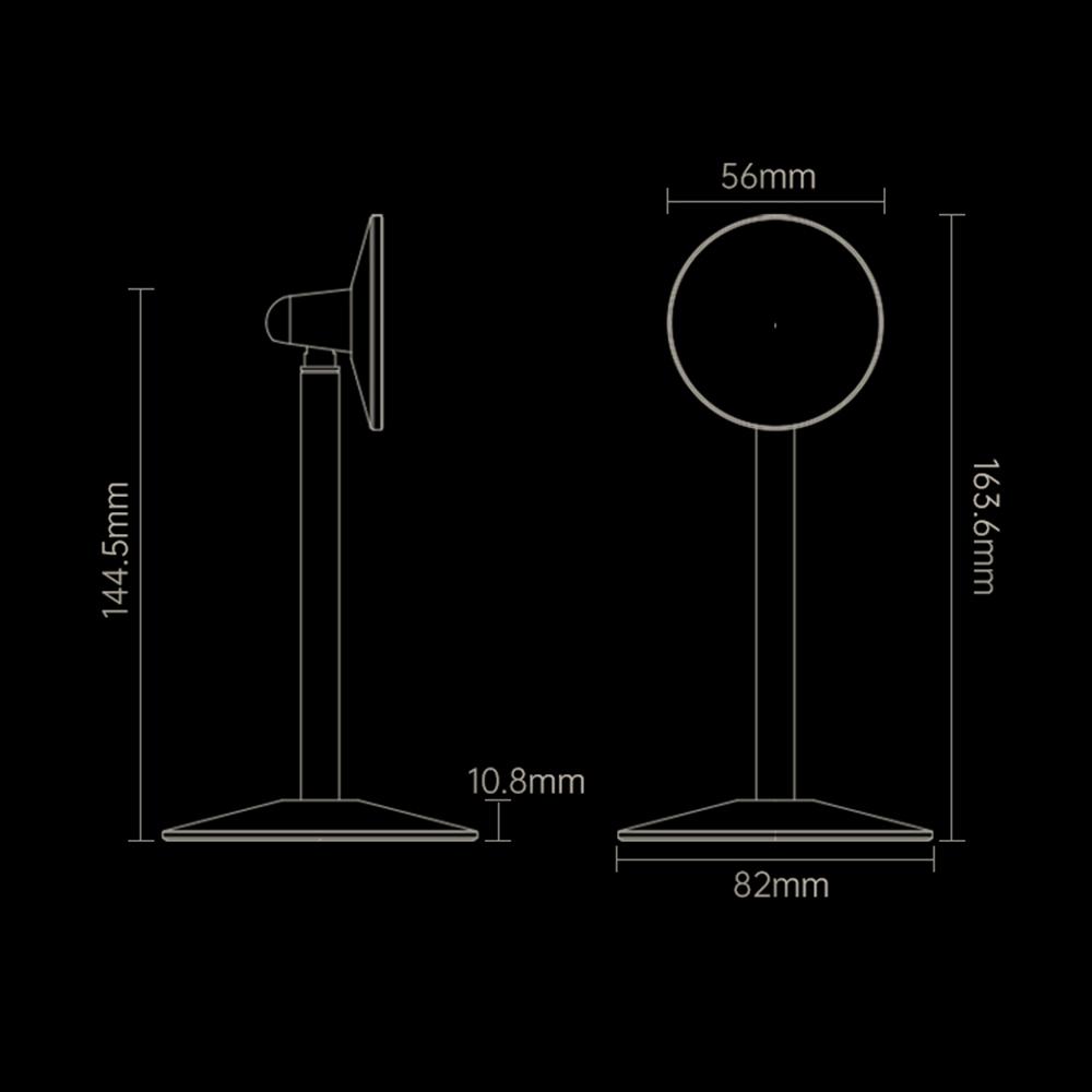 T18 Magnetic Cellphone Holder Desktop Mount Aluminum Alloy Multifunctional Lazy Phone Stand