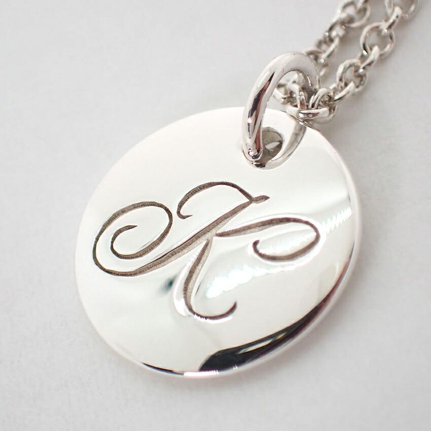 [Used] TIFFANY/Tiffany 925 Initial/K Pendant/Necklace/j18-1