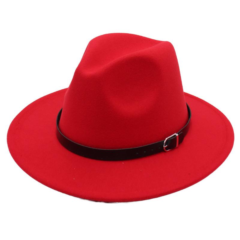 Ethnic Style Vintage Fedora Hat With Wide Brim For Women And Men