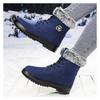 Fashion Winter New Women's Thick Plush Cotton Boots and Mid Top Warm Snow Boots Are Fashionable  Trendy  and Upgraded for Warmth